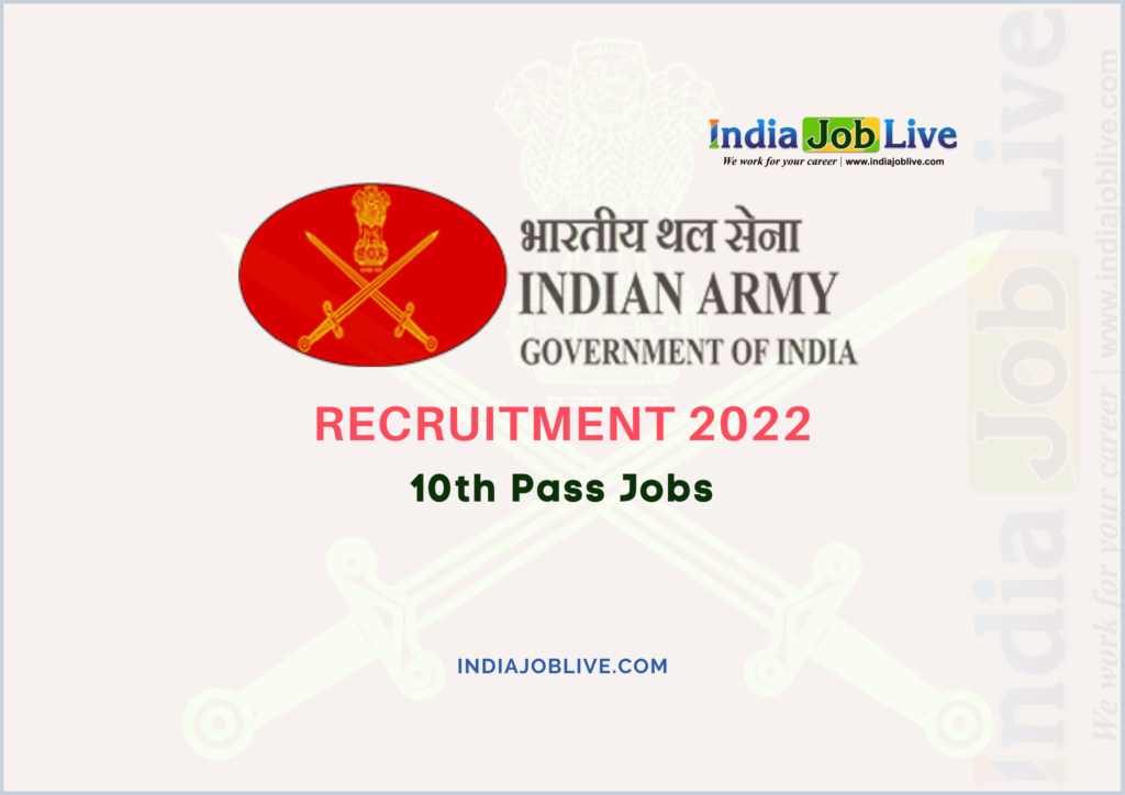 Indian Army Recruitment 2022 Notification Postal Service Wing Group C Posts 10th Pass Jobs