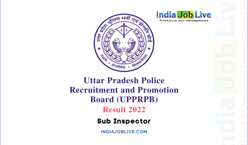 UP Police SI Post Result 2022 Announced
