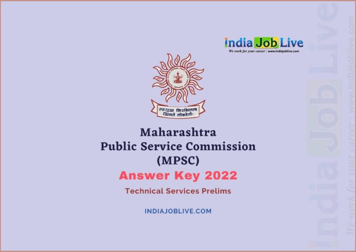 MPSC Technical Services Prelims Answer Key 2022