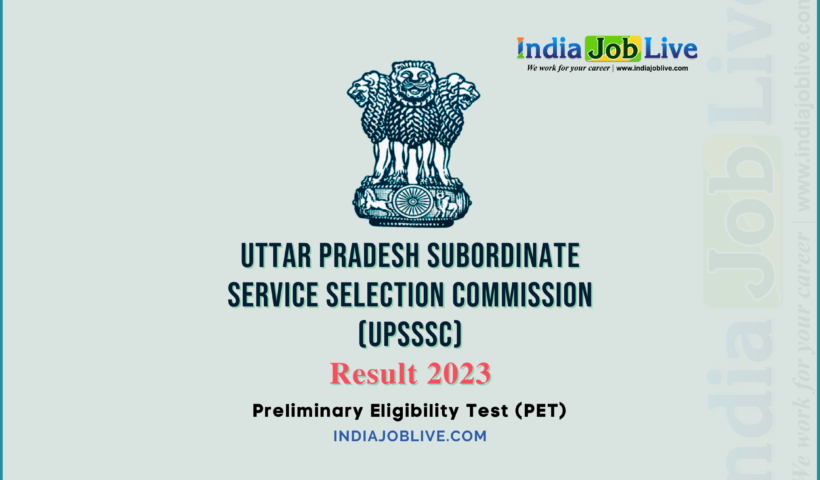 UPSSSC PET Result 2023 Announced View Download Link
