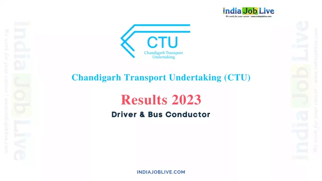 CTU Driver and Conductor Final Results 2023