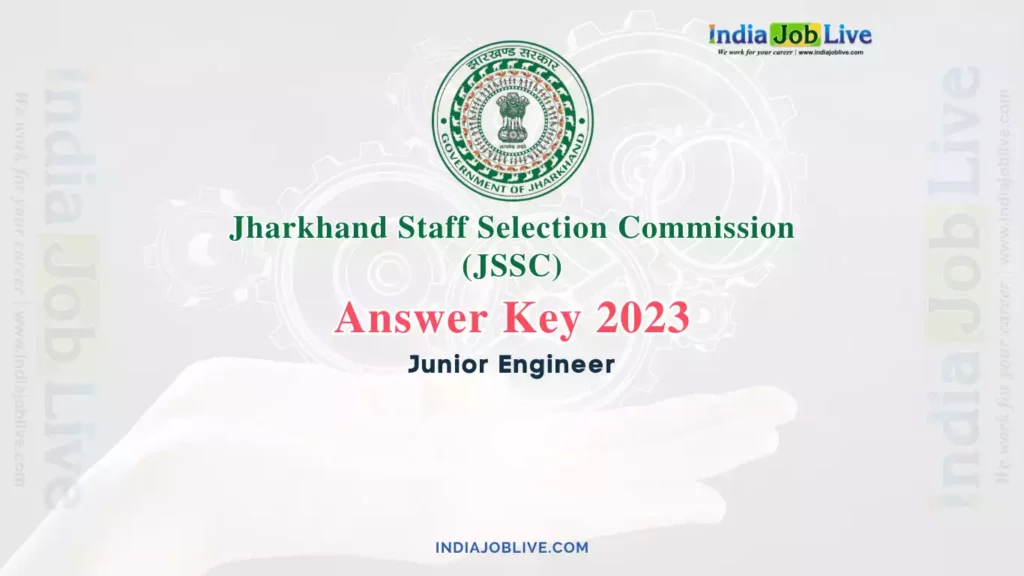 JSSC JE Answer Key 2023